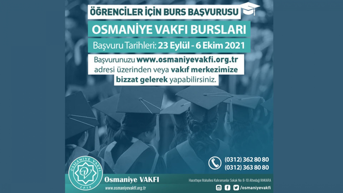 Burs Başvurusu Yapmak İsteyenler 2021-2022
